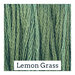 A muted green swatch of Classic Colorworks floss. 