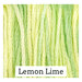 Swatch of light green threads