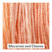 A peach swatch of Classic Colorworks floss. 