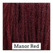 A red swatch of Classic Colorworks floss. 