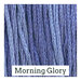 A cornflower blue swatch of Classic Colorworks floss. 