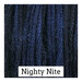 A dark blue swatch of Classic Colorworks floss. 