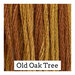 Swatch with suede brown threads