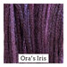 A purple swatch of Classic Colorworks floss. 