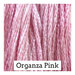 A pink swatch of Classic Colorworks floss.