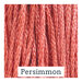Swatch with coral red threads
