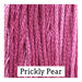 Swatch of bright pink colored threads