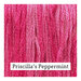 Swatch of hot pink colored threads