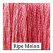 Swatch of bright pink colored threads