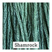 A teal swatch of Classic Colorworks floss.