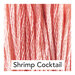 Swatch of pink colored threads