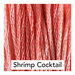 Swatch of pink colored threads
