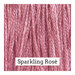 Swatch of rose pink colored threads