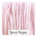 Swatch of pink cotton candy colored thread