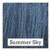 A deep blue swatch of Classic Colorworks floss. 