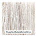 Swatch of white colored threads