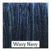 An indigo blue colored swatch of Classic Colorworks floss. 