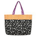 The complete Fat Quarter Tote colored in Halloween fabric from the Witchy Woods collection, isolated on a white background.