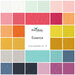 Collection of 30 fabric fat quarters in various colors and patterns, labeled Essence by Riley Blake Designs.