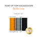 Three spools of thread in orange, gray, and black, isolated on a white background underneath a text graphic that reads 