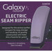 Packaging for Electric seam ripper in purple.