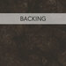 Smoky black batik fabric swatch with tonal floral silhouettes in gray, overlaid with a transparent banner that reads 