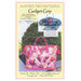 Colorful sewing pattern for Gadget Grip bag with dimensions and features listed.