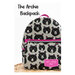 The front of The Archie Backpack Pattern featuring an attractive image of the finished bags. 