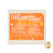 Twin sized batting from Quilter's Dream Dream Blend for Machines Select Batting, detailing composition, sizes, and usage instructions, isolated on a white background.