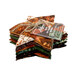 The Bali Batiks - Cinnamon Spice Fat Quarter Bundle in its star shaped packaging, isolated on a white background.