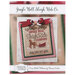 The front of the Jingle Bell Sleigh Ride Co. pattern showing a picture of the completed project framed with a bow.