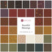 Collage of fabrics in the Bountiful Blessings collection in purple, red, orange, yellow, cream, green, and navy.