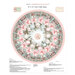 A project panel with instructions for making a christmas tree skirt or table topper from the collection Christmas Magic from Blank Quilting Corporation. 