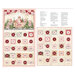 A project panel with instructions for making a advent calendar from the collection Christmas Magic from Blank Quilting Corporation. 