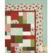 A shot of the top right edge of the quilt, showcasing fabric, border, and binding details.