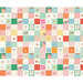 The full image of a multicolored patchwork print featuring fabrics from the Cotton Nook collection by Riley Blake Designs and various encouraging phrases.