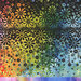 An 8x8 close up swatch of the border stripe, showcasing the intricate ombre florals.