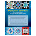 Back of Paper Piecing book, featuring an array of some of the pieced stars inside with additional book information.
