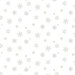 Gray snowflakes tossed on a white background.