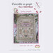 Front of pattern showing a picture of the completed project staged with coordinating spring decor.