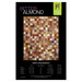 The back of the Bitter Almond Quilt Pattern showing an example of the finished quilt with project requirements