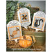 The completed project staged with coordinating Halloween decor.