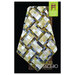 The front of the Crushed Pistachio Quilt Pattern featuring a geometric basketweave patchwork pattern