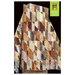 The front of the Cinnamon Toast Quilt Pattern featuring a diagonal geometric patchwork pattern