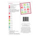 The back of the Jollity Quilt Pattern showing an example of the finished quilt with project requirements
