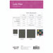 The back of the Lula Mae quilt pattern with material requirements.
