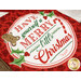 Close up on the bag reading "Have yourself a merry little Christmas"