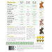 Back of Cottontails quilt pattern with project requirements and recommendations