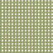Swatch of ivory fabric with an herb green gingham print.