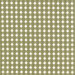 Swatch of ivory fabric with an herb green gingham print.